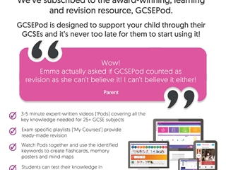 GCSEPod is HERE!